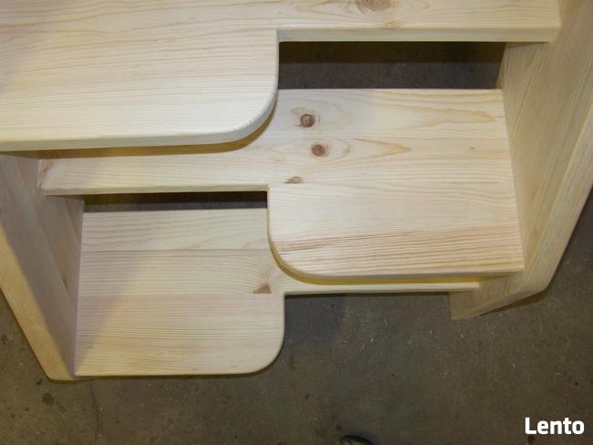 TREP 60cm STOPIEŃ KACZY Schody kacze z Drewna Sosnowego