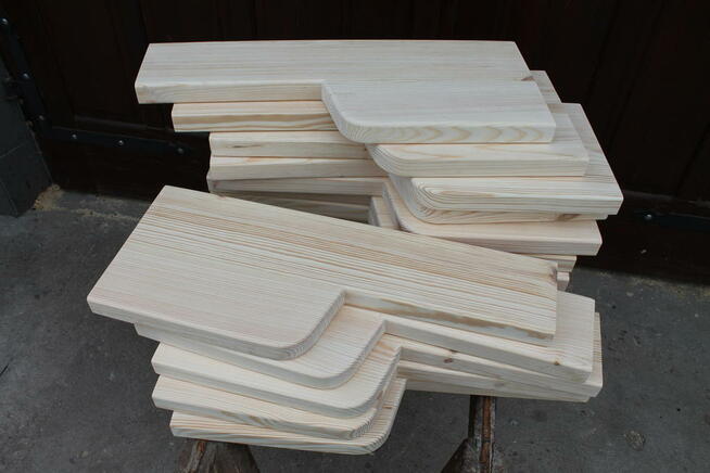 TREP 80cm STOPIEŃ KACZY Schody kacze z Drewna Sosnowego