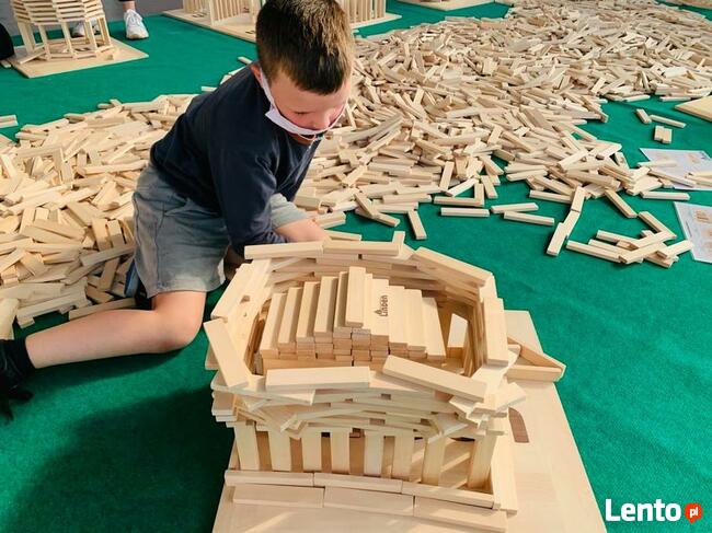 Klocki drewniane Linden 500 szt. Produkt Handmade