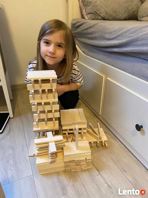 POMYSŁ NA PREZENT drewniane KLOCKI LINDEN 300 szt.