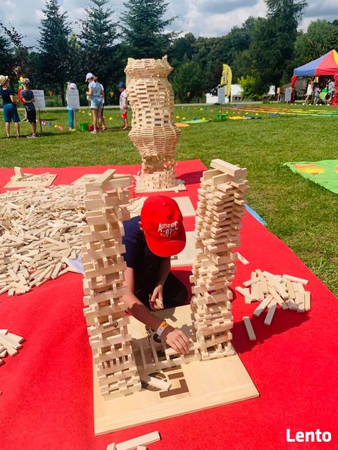 Ekologiczne less waste klocki drewniane Linden 1000 szt.