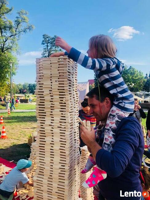 POMYSŁ NA PREZENT drewniane KLOCKI LINDEN 300 szt.