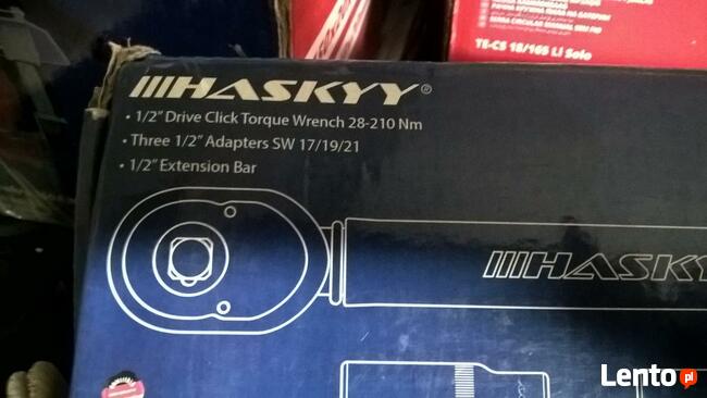 Klucz dynamometryczny firmy Haskyy