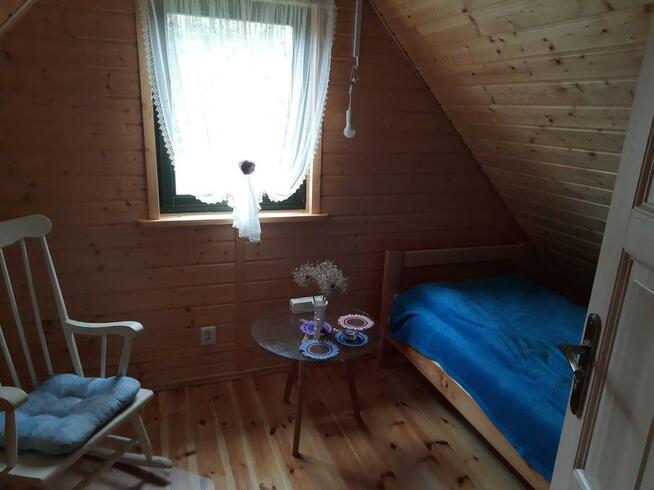 Działka w ROD Chotomów z drewnianym domem z 2017 r.