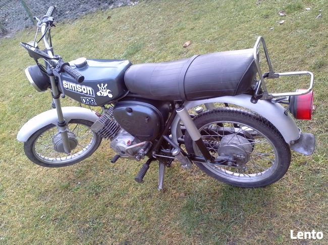 Simson S51, 3 B, po kapitalnym remoncie pali od kopa