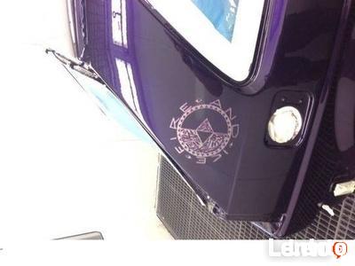 2 Naklejki Fire and Ice VW Golf