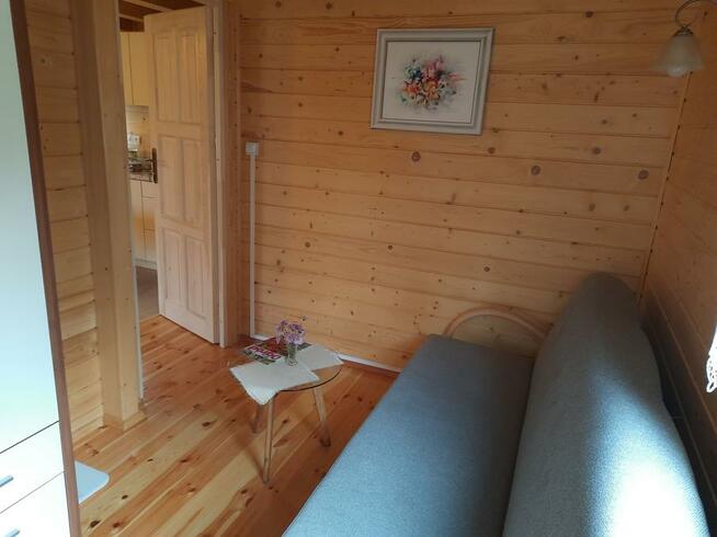 Działka w ROD Chotomów z drewnianym domem z 2017 r.