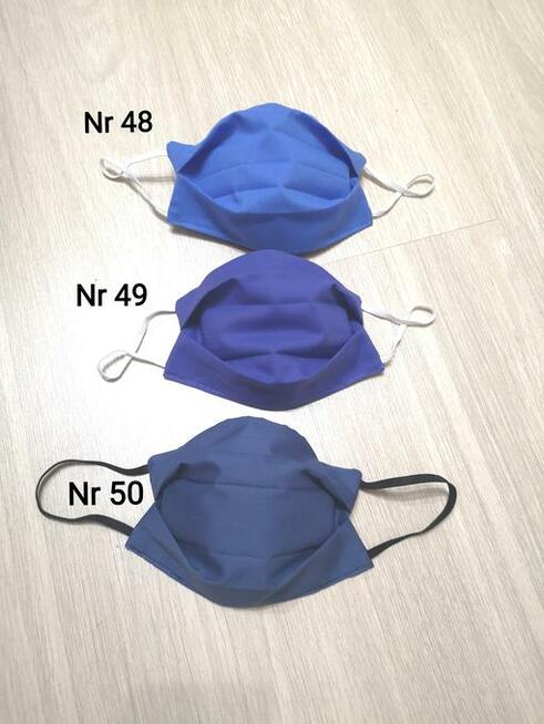 Maseczka, bawełna, drucik, różne kolory