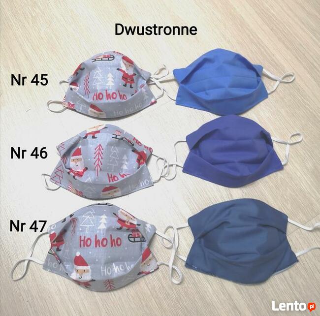 Maseczka, bawełna, drucik, różne kolory