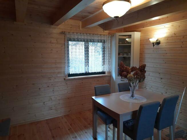 Działka w ROD Chotomów z drewnianym domem z 2017 r.