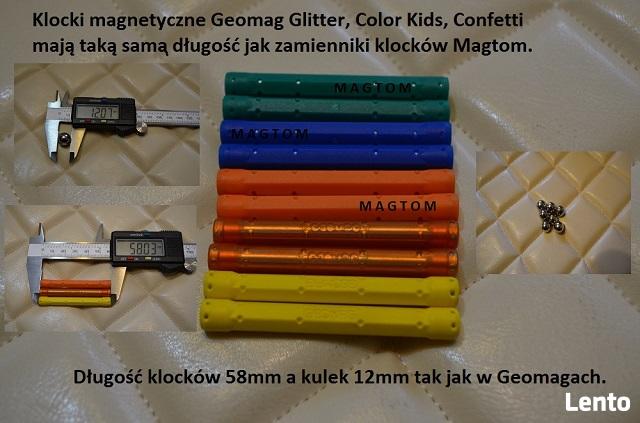 Pałeczki magnetyczne antystresowe 150 el 3 kolory