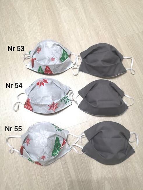 Maseczka, bawełna, drucik, różne kolory