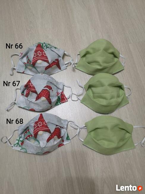 Maseczka, bawełna, drucik, różne kolory