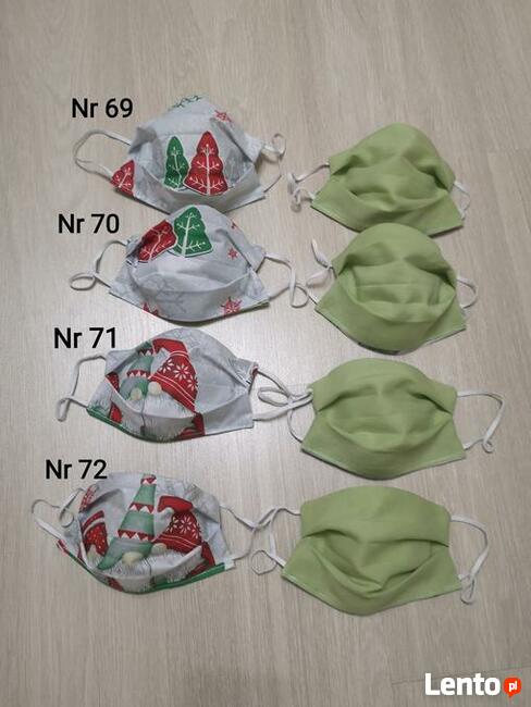 Maseczka, bawełna, drucik, różne kolory