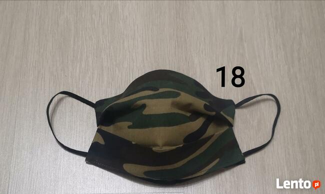 Maseczka, bawełna, drucik, różne kolory