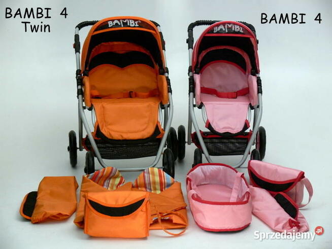 Solidny i bardzo duży wózek dla lalek polskiej produkcji