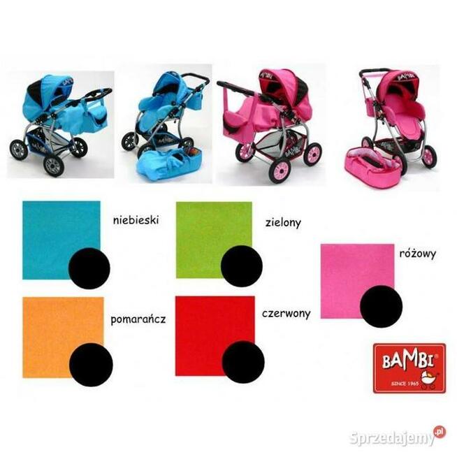 Solidny i bardzo duży wózek dla lalek polskiej produkcji