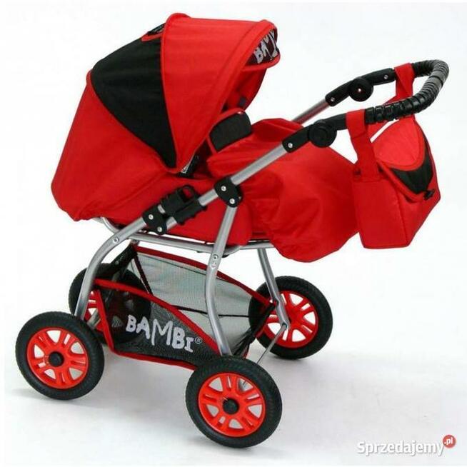 Solidny i bardzo duży wózek dla lalek polskiej produkcji