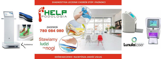 WKŁADKI ORTOPEDYCZNE Podologia HELP podolog TARNOWO Poznań