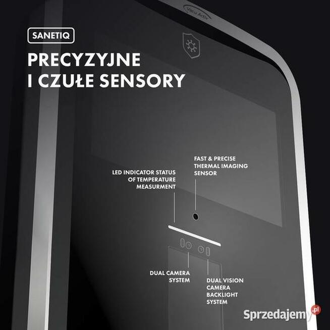 Stacja do dezynfekcji i pomiaru temperatury SanetiQ