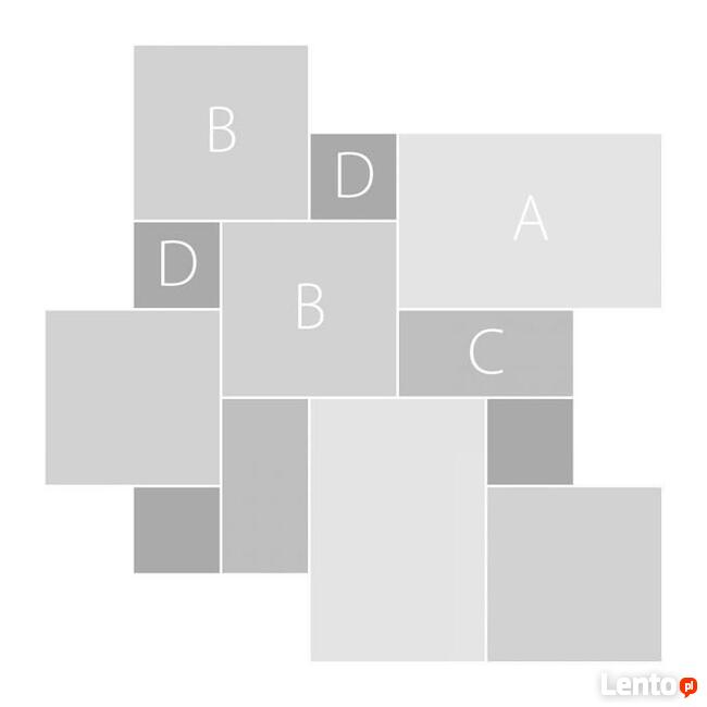 Płytki Trawertyn Classic Mix bębnowany komplet