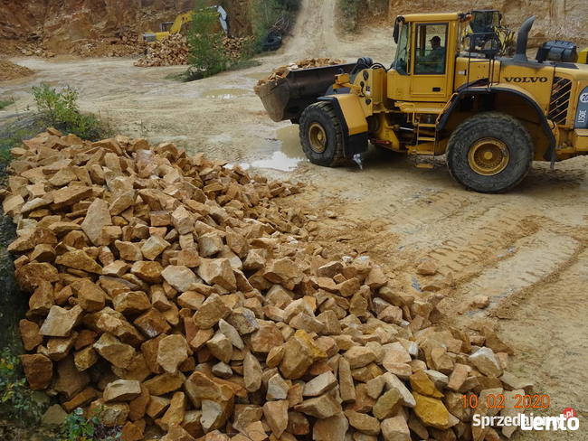 Kopalnia piaskowca kamienia kamień ogrodowy na skarpy staw