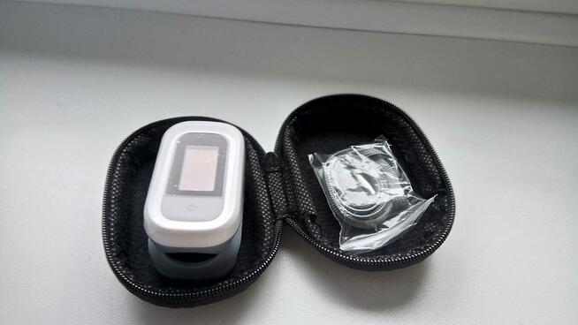 Pulsoksymetr z Alarmem NAPALCOWY puls natlenienie pomiar