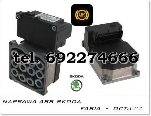 Naprawa ABS Skoda Fabia Roomster Octavia te. 692274666 pompa