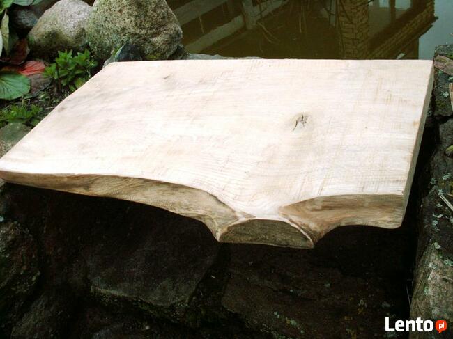 Dębowy blat , pólka , stolik do aranżacji gr 5cm.