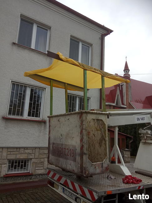 usługi podnośnikiem koszowym wycinka drzew 15m