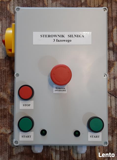 Sterownik silnika 3 fazowego, zgarniacz obornika pilot