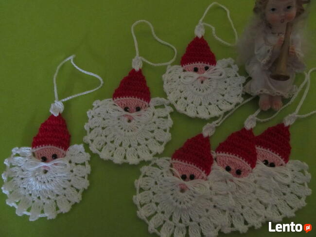 Mikołaje szydełkowe