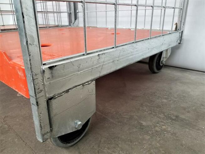 Wózek z HAMULCEM Transportowy Gniazdowy Magazynowy Rollkonte