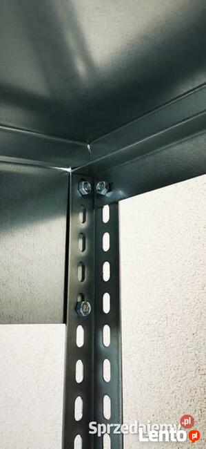 Regał metalowy skośny 2000x1000x500 ocynk - PRODUCENT