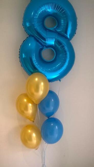 Wielkie balonowe cyfry - największy wybór w Rybniku OD RĘKI!