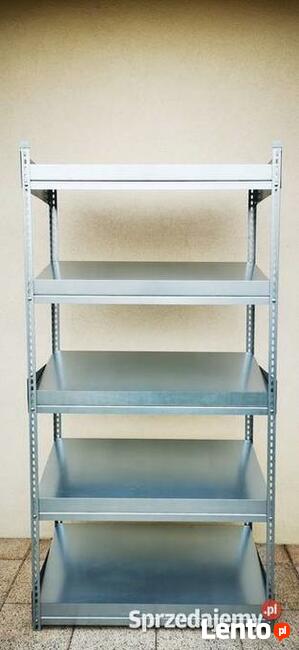 Regał metalowy skośny 2000x1000x500 ocynk - PRODUCENT