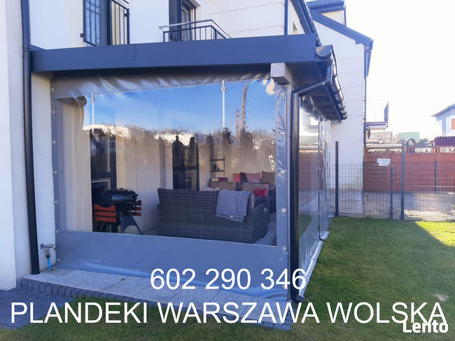 Zabudowa tarasu, altany, werandy z drewna, plandeki, folia