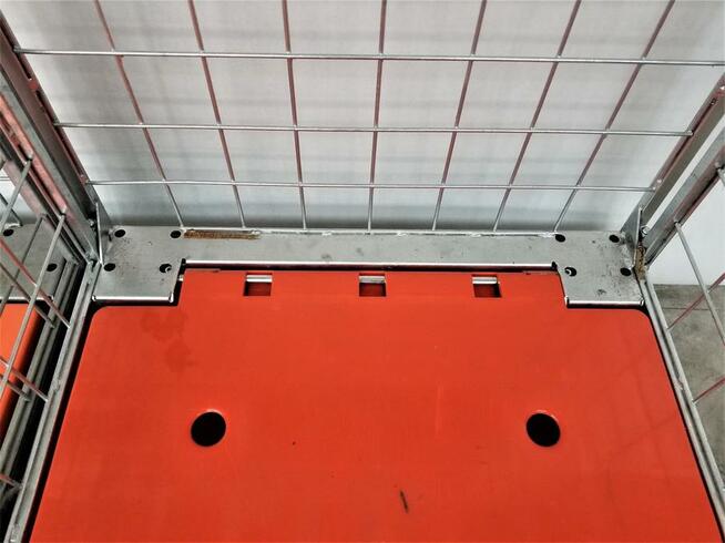 Wózek z HAMULCEM Transportowy Gniazdowy Magazynowy Rollkonte