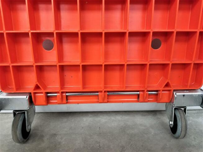 Wózek z HAMULCEM Transportowy Gniazdowy Magazynowy Rollkonte