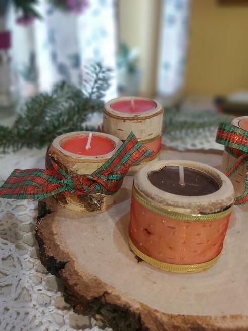 Mini świeczniki na tealight