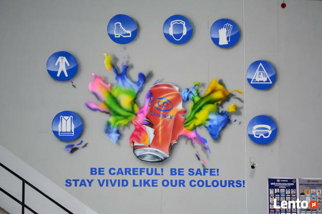 Malowidła ścienne, graffiti, mural artystyczny