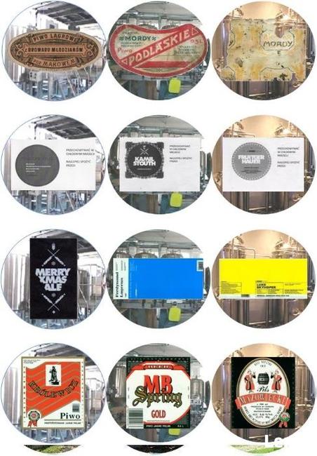 Etykietki piwne na otwieraczach