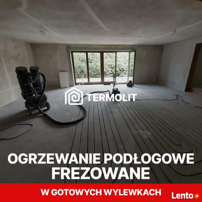 Frezowanie pod ogrzewanie podłogowe frezowane Warszawa