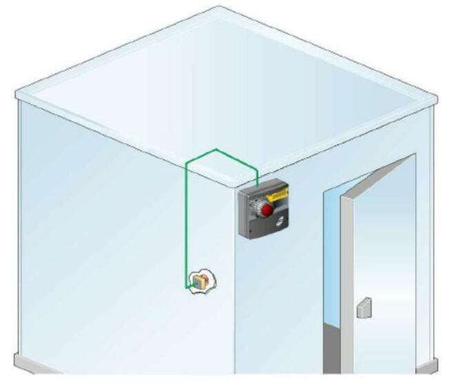 Alarm człowiek w komorze - sygnalizacja alarmowa
