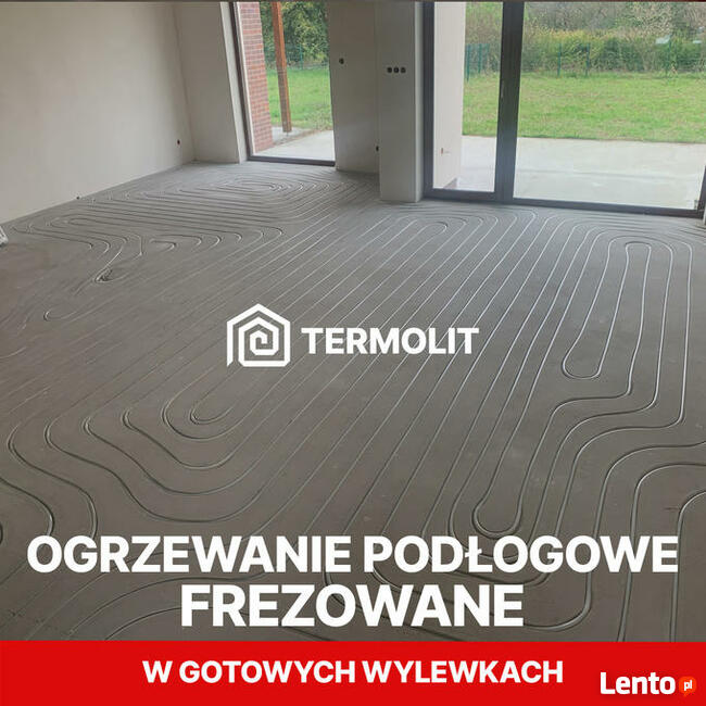 Frezowanie pod ogrzewanie podłogowe frezowane Łódź