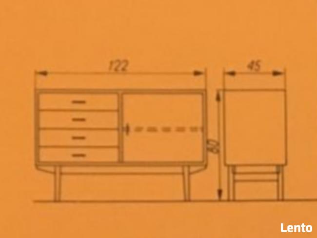 Kredens Violetta komoda szafka kultowy design PRL