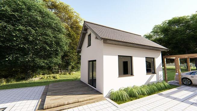 Projekt domu ZG117 - na zgłoszenie bez pozwolenia