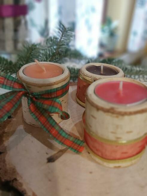 Mini świeczniki na tealight
