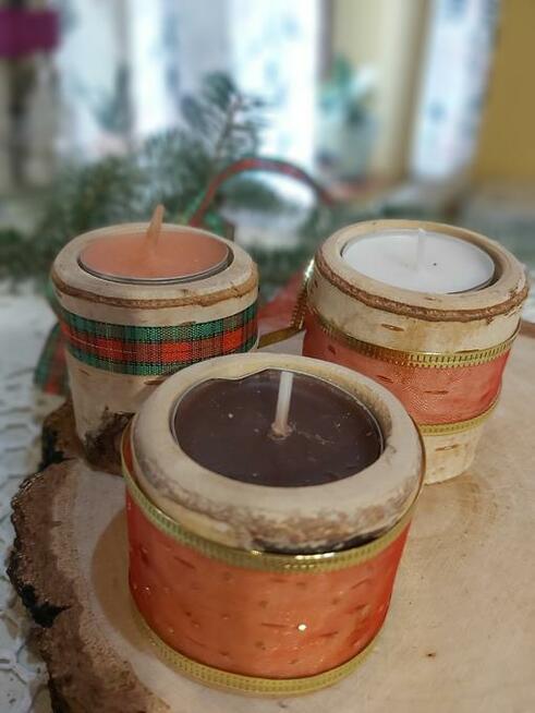 Mini świeczniki na tealight