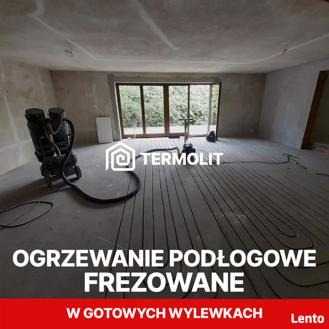 Frezowanie pod ogrzewanie podłogowe frezowane Warszawa